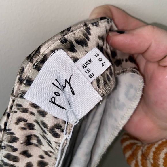 NWT Princess Polly Leopard Betta Vandore Mini Dress 
Size 10 - Picture 8 of 12